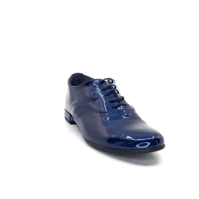 Xavier Danaud Cross Cuir Vernis Bleu*Ivoire0581