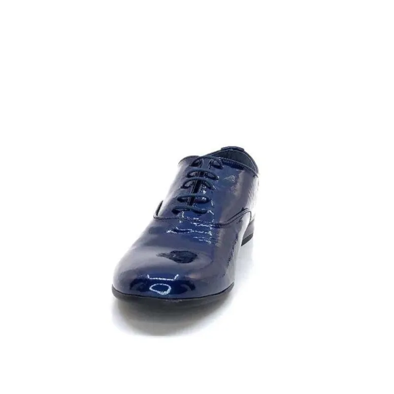 Xavier Danaud Cross Cuir Vernis Bleu*Ivoire0581