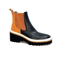 9176 Calf Cuir Noir Camel*XSA Hot