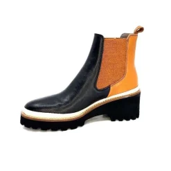 9176 Calf Cuir Noir Camel*XSA Hot