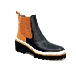 9176 Calf Cuir Noir Camel*XSA Hot