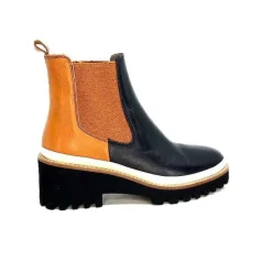 9176 Calf Cuir Noir Camel*XSA Hot