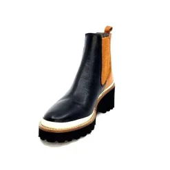 9176 Calf Cuir Noir Camel*XSA Hot